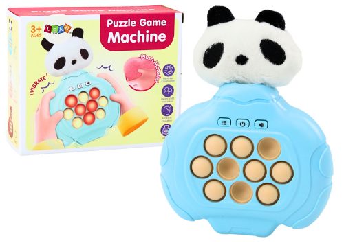 Pop-It Panda játék plüss kék árkád konzol pad vibráció