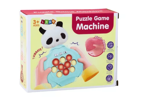 Pop-It Panda játék plüss kék árkád konzol pad vibráció