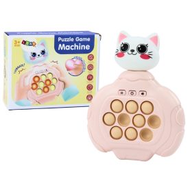   Pop-It Kitty játék Pink Arcade konzol vibrációs érzékelő pad