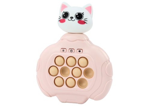 Pop-It Kitty játék Pink Arcade konzol vibrációs érzékelő pad