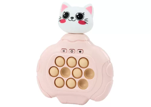 Pop-It Kitty játék Pink Arcade konzol vibrációs érzékelő pad