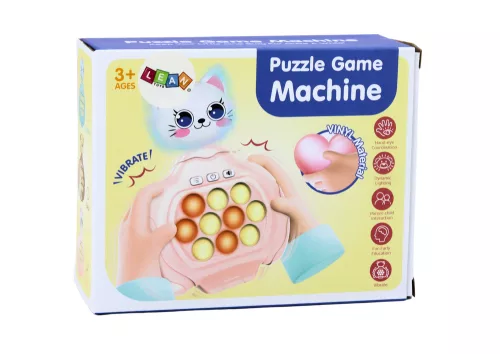 Pop-It Kitty játék Pink Arcade konzol vibrációs érzékelő pad