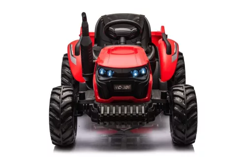 Akkumulátoros traktor HC-306 piros 24V