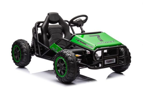 Akkumulátoros autós buggy A8812 zöld 24V