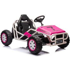 Akkumulátoros autós buggy A8812 rózsaszín 24V