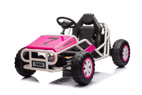 Akkumulátoros autós buggy A8812 rózsaszín 24V