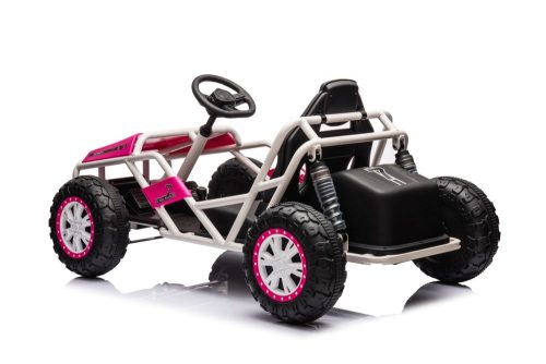 Akkumulátoros autós buggy A8812 rózsaszín 24V