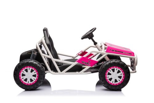 Akkumulátoros autós buggy A8812 rózsaszín 24V