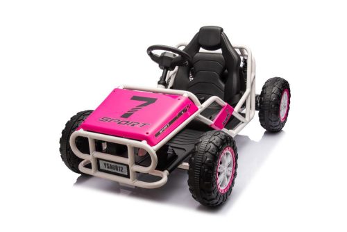 Akkumulátoros autós buggy A8812 rózsaszín 24V