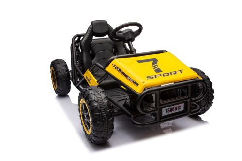 Akkumulátoros autós buggy A8812 narancssárga 24V