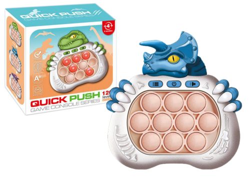 Dinosaur Pop It Sensory Játék Akkumulátoros fények kék hangok