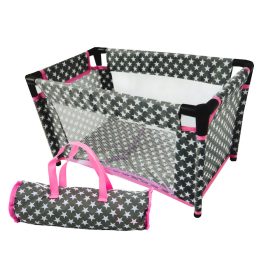 Csillagágy babáknak Alice szürke-rózsaszín