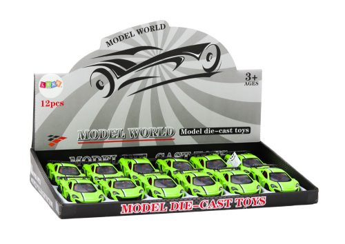 Autó Sportautó 1:32 Friction Drive Metal Green