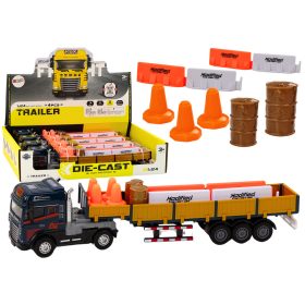   Teherautó pótkocsival kék 1:24 TIR teherautó-tartozékok Hangok