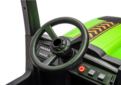 Akkumulátoros traktor A011 24V zöld