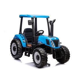 Akkumulátoros traktor A011 24V kék