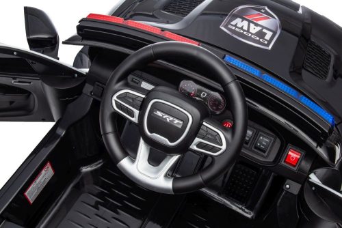 Akkumulátoros autó Dodge Charger Police fekete