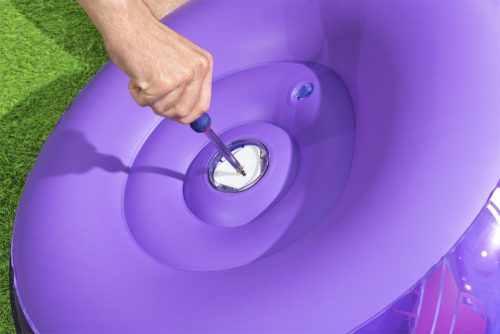 Kosmos LED felfújható szék 72 x 72 x 64 Bestway 75122 lila