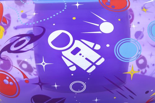 Kosmos LED felfújható szék 72 x 72 x 64 Bestway 75122 lila