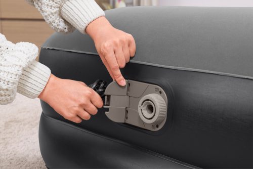 Velúr matrac elektromos pumpával 191 x 97 x 46 cm Bestway 67401