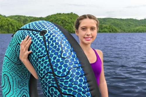 Kék felfújható kör alakú úszómedence, 106 cm, Bestway 36401