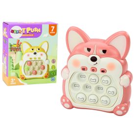 Arcade játékkonzol Pop-It Fox 7 játékmódok rózsaszín