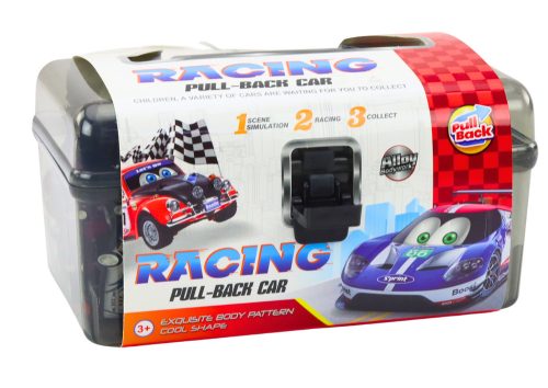 25 db-os rugókészlet bőröndben. Közlekedési táblák, autók