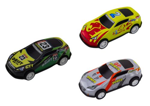 Rugós készlet bőröndben, 30 db. Autók