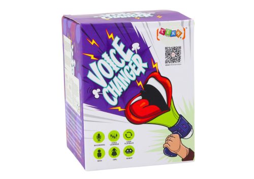 Megafon hangváltó, három szájú hangrögzítés