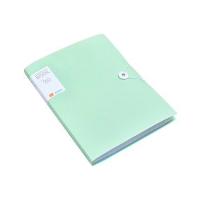 Műanyag mappa gumiszalaggal 30 db zöld A4