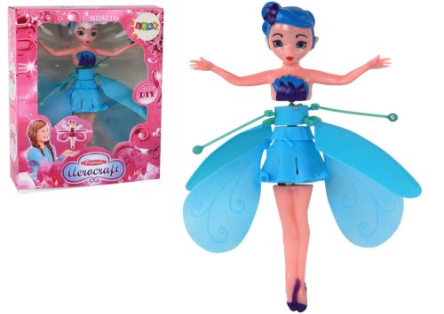 Kézzel irányítható varázslatos kék tündér repülő baba