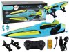 RC Water Boat 2,4G sárga-türkiz vízálló távirányító
