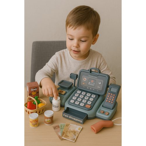 Pénztárgép élelmiszerbolt szkenner kosár 24 El