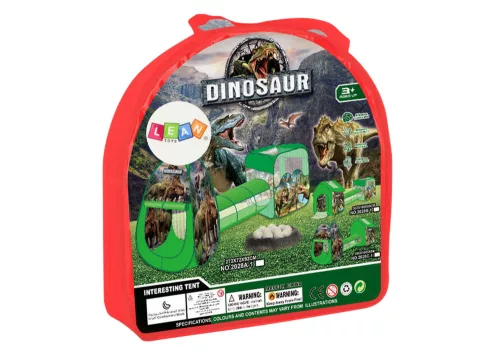 Játszótér gyerekeknek 3 az 1-ben sátorház medence dinoszauruszok