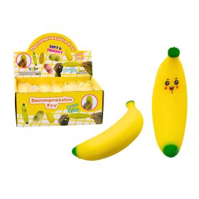 Banán Squishy rugalmas gumisárga