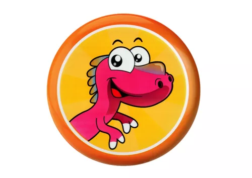Flying Disc Frisbee dinoszaurusz narancssárgával 20 cm