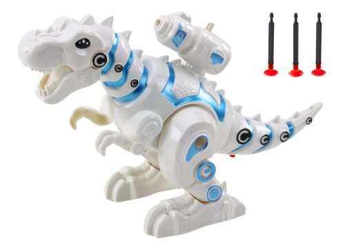 Robot dinoszaurusz Dart Launcher Lights Fehéren hangzik
