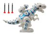 Robot dinoszaurusz Dart Launcher Lights Fehéren hangzik