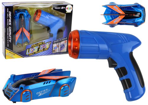 Sportautó autó vezetés falakon mennyezeti lézerkék