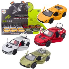 Fém sportkocsi motorizált lámpákkal Hangok keveréke