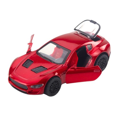 Fém sportkocsi motorizált lámpákkal Hangok keveréke