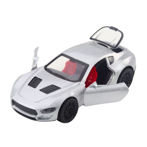 Fém sportkocsi motorizált lámpákkal Hangok keveréke