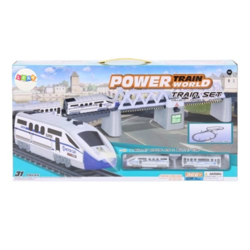 Elektromos Vonat Sínekkel Felvonóhíd 366 cm