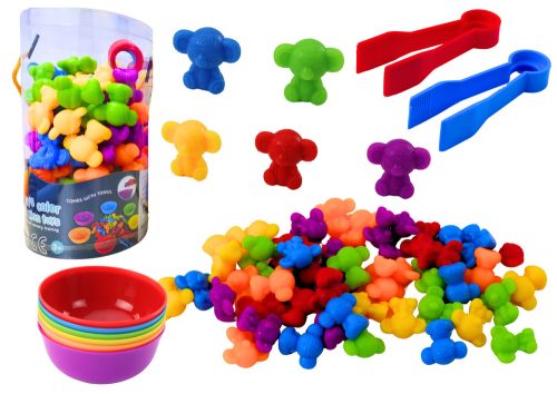 Állatok Teddy Bear Béka Színes válogatójáték 36 db