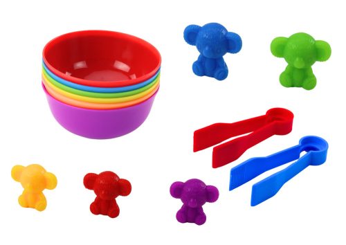 Állatok Teddy Bear Béka Színes válogatójáték 36 db