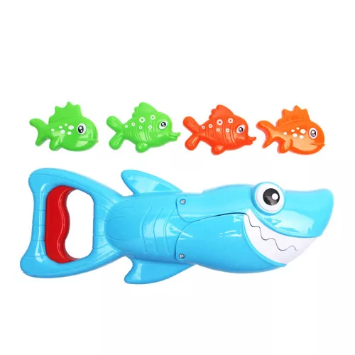 Fürdőjátékkészlet Shark Fish Hunter Blue