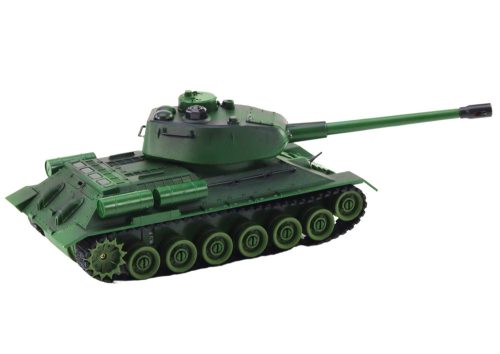 Távvezérelt katonai harckocsi RC 1:28 Rotating Turret Green