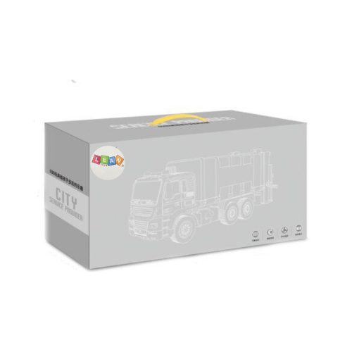 Kék betonkeverő forgó körte hangfények