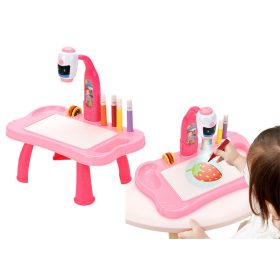   Mini projektor robotasztal 2 az 1-ben tartozékok Rózsaszín