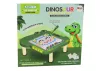 Oktatási mágnestábla dinoszaurusz pad puzzle zöld